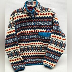 Patagonia Synchilla Fleece Pullover Limited Edition Nordic Print Mens Small